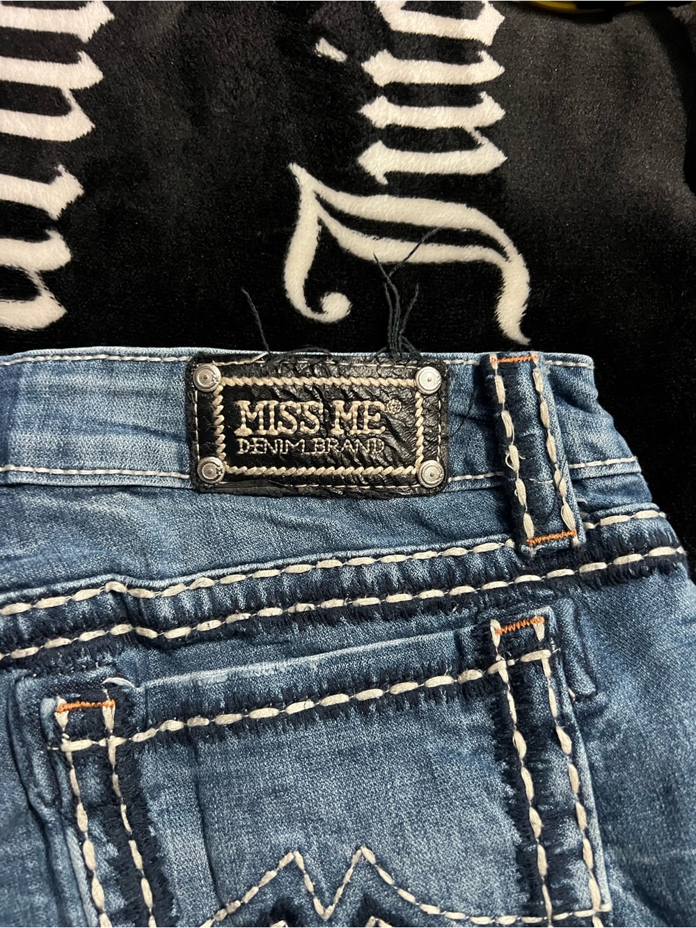 Miss Me Light Blue Distressed Denim Jean Shorts - Picture 3 of 7